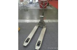 China Stainless Steel Pallet Jack With Weight Scale Washdown Weighing Pallet Jack supplier