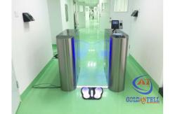 China Digital Screen SS304 Flap Gate Barrier Anti Static Turnstile Tester System supplier