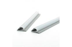 China Medical Equipment White Plastic U Channel Trim Deformation Resistant Plastic Angle Trim supplier