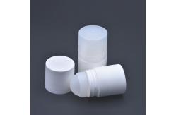 China Cylinder Shape Empty Roll On Deodorant Containers With PP Roller Ball supplier