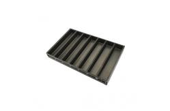 China                  Rk Bakeware China Manufacturer-Nonstick Glazed 3 Straps Glazed Cinnamon/Package Roll Pan              supplier