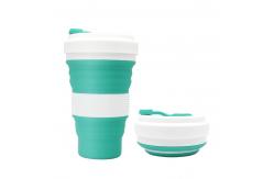 China 19.5oz Collapsible Silicone Reusable Coffee Cup supplier
