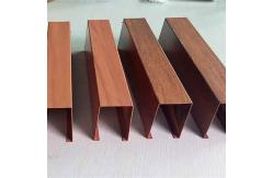 China 300mm Width Aluminum Metal Ceiling 3000mm Length U Baffle Ceiling supplier