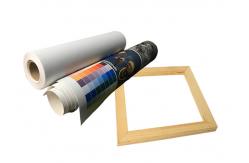 China Artist Inkjet Printable Poly Cotton Canvas Roll For Large Format Printer supplier