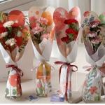 Flower wrapping paper, summer flower language kraft paper