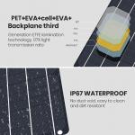 6W Monocrystalline Rigid Solar Panels IP67 Waterproof For Smart Phone IP Camera