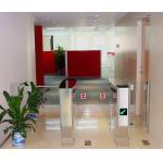 RFID Reader Security Full Auto Entrance Turnstiles High Speed Gate Systems Barcode Control