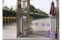 China Entrance Swing Barrier Gate With RFID Card Reader And Software Management supplier