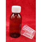 Brown 120ml Pharmaceutical PET Bottles For Syrup Low Light Transmission  for sale