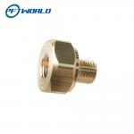 Natural Color Brass CNC Parts Guitar Nut Mirror Polished Parts for sale
