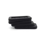 Custom Black Silicone Rubber Square Gasket For Wide Range Of Instruments for sale