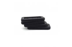 China Custom Black Silicone Rubber Square Gasket For Wide Range Of Instruments supplier