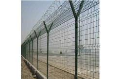 China Galvanized V Mesh Security Fencing Welded Wire Mesh Panel Airport supplier