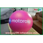 Blue / Red Inflatable Lighting Decoration Closed Hanging Balloon For Advertising for sale