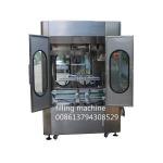 0.8MPa 1000ml 4 Head Self Flow Bottle Filling Line for sale