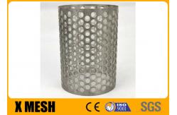 China Customize 200mm Perforated Stainless Steel Cylinder With Round Hole supplier