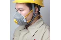 China N95 FFP2 Anti Dust Respirator Silicone Mask , Disposable Dust Mask With Valve supplier