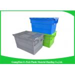 Durable Turnover Logistics Opaque Plastic Storage Boxes With Lid for foods