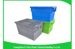 China Durable Turnover Logistics Opaque Plastic Storage Boxes With Lid for foods supplier