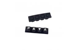 China Screen Printed Silicone Rubber Customized Buttons Durable Customized With Molds supplier