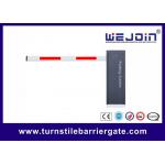 Aluminum Arm Auto Reverse Retractable Barrier Gate Foam Lining 200W for sale