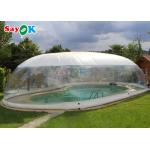 Outdoor Customized Inflatable Swimming Pool Cover Transparent inflatable pool cover dome