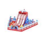 Small Commercial Bouncy Castle Inflatable Red Blue White Color for sale
