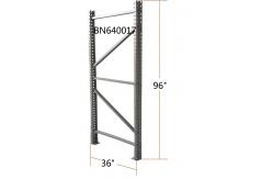 China Step Beam Style Teardrop Pallet Rack Shelving 2000 Lbs – 7000 Lbs Capacities supplier