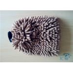 Seamless Scratch Free Microfiber Wash Mitt 100% Polyester Plush Car Wash Mitt for sale