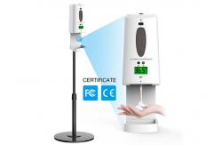 China LCD Screen 2 In 1 Hands Free Soap Dispenser Temperature Scanner supplier