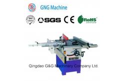 China Adjustable Speed Wood Pressing Machine 30mm Sliding Table Panel Saw supplier