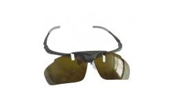 China 532-650nm Double Laser Eye Safety Glasses CE Certified with Case for Red and UV Lasers supplier