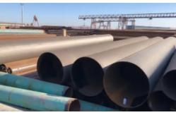 China Project Structure ASTM A53 GR B LSAW Steel Pipe Round Shaped supplier