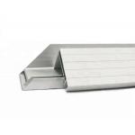6061 T6 L Shape Aluminum Curtain Wall Profile Solar Panel Cell Frame Profile for sale