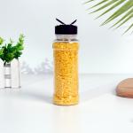 Customized Samples Spice Pepper and OEM Branding Shaker Lid Jar for Clear Plastic Cylinder 200ml Shaker Lid Bottle for sale