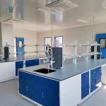 Chemical Resistant Island Table For Laboratory Side Bench Workstation 75cm for sale