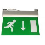 220V Maintained Aluminum Exit Sign LED Emergency Lighting Fire Exit Signs for sale