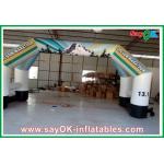 Custom Inflatable Arch 0.4mm PVC Inflatable Entrance Arch Logo For Festival Celebration for sale