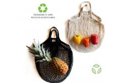 China Green Cotton Mesh Vegetable Veggie Reusable Grocery Tote Bag supplier