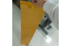 China Fast Heating Flexible Polyimide Heaters 0.1mm Thickness 255×1112mm supplier