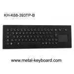 FCC Stainless Steel Computer Keyboard 5VDC With Touchpad Mouse for sale