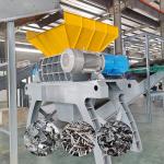 Aluminum Block Metal Scrap Shredder Wheel Scrap Shredder Machine for sale