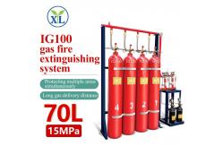 China Ig100 System Fire Extinguisher 70L/10MPa For Museum Fire Suppression supplier