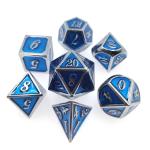 Metal Polyhedral Ming Dice Set Multipurpose Custom Edge Lightweight Sharp for sale