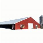 Modern Steel Chicken Farm Building , Light Steel Structure Poultry House for sale