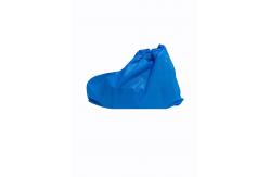 China Single Use Waterproof CPE Overshoes With Elastic Rubber Opening supplier