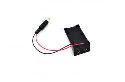 China DC 9V Battery Box Holder With DC Plug Electronic Components supplier