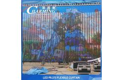 China Outdoor 1200W LED Flexible Display Video Curtain Multipurpose supplier