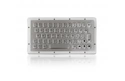 China Custom 53 Keys Ultra Thin Ss Ruggedized Keyboard In Metal Water Proof Rated supplier