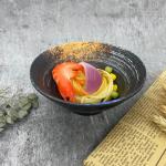 5.5 Inch Matt Melamine Ware Bowls Unbreakable Round With Threaded Shape
